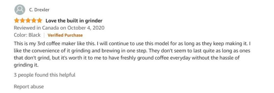 Drexler customer review