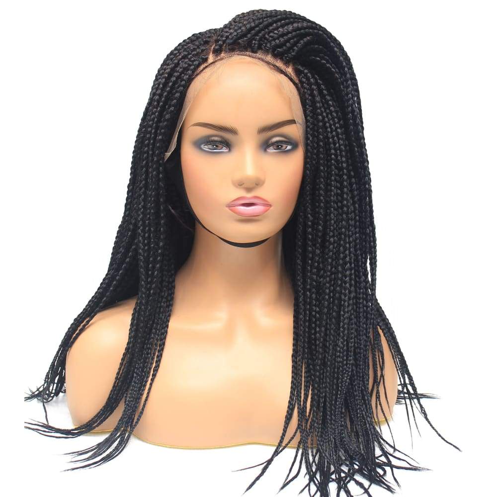 Box Braids Fully Hand Braided Lace Wig (1) Box Braids $120