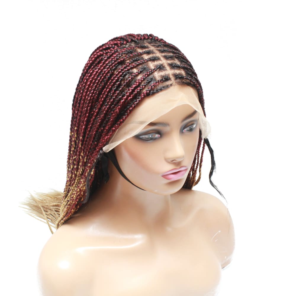 Knotless Braids- Golden Brown Lace Frontal Box Braided Wig Knotless Braids  $120 QualityHairByLawlar - Quality Hair By Lawlar