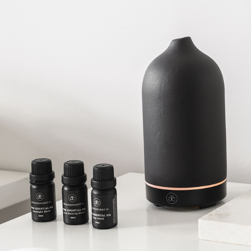 Ceramic Diffuser & Essential Oil Kit