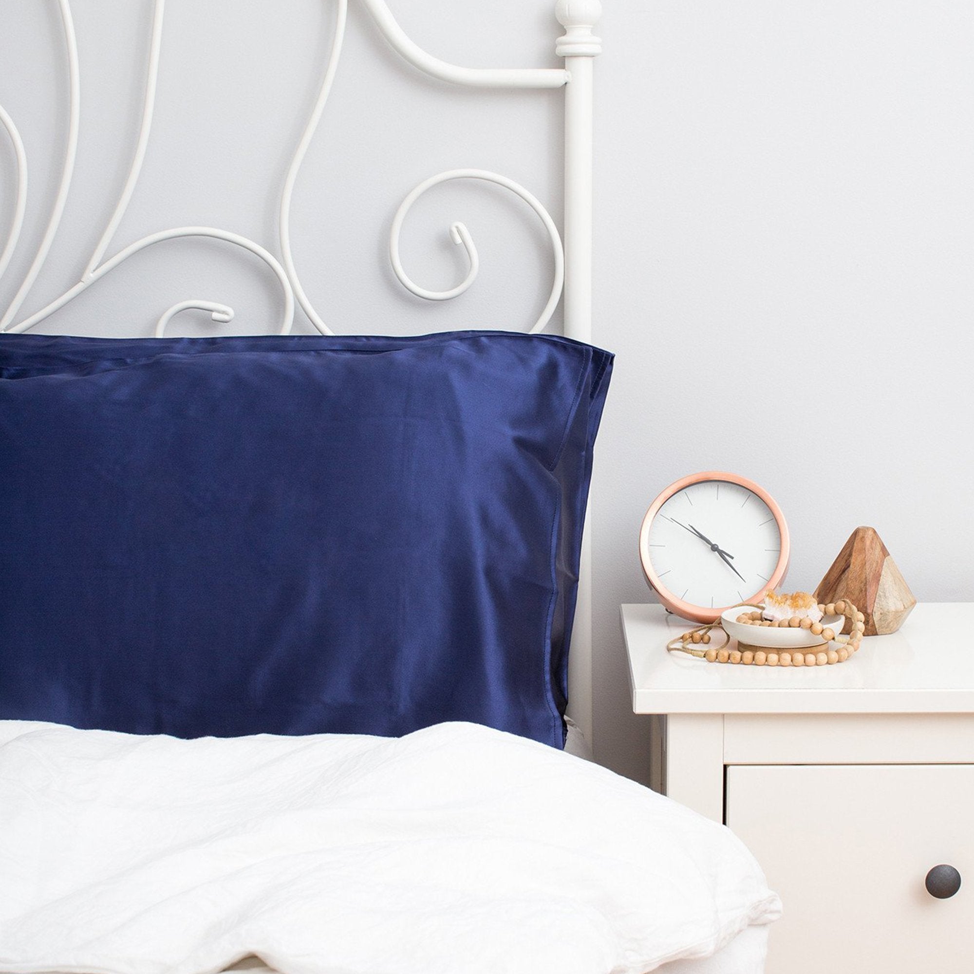 Twin Set Silk Pillowcase Navy