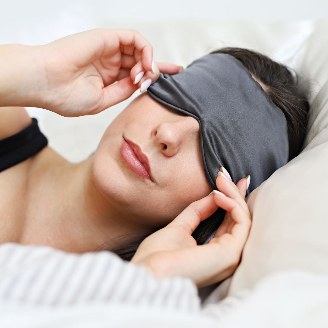 Silk Sleep Mask Charcoal