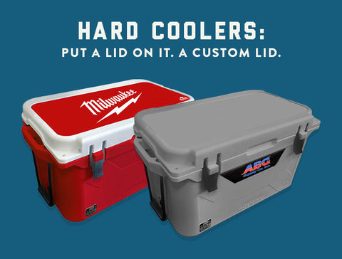 custom printed coolers