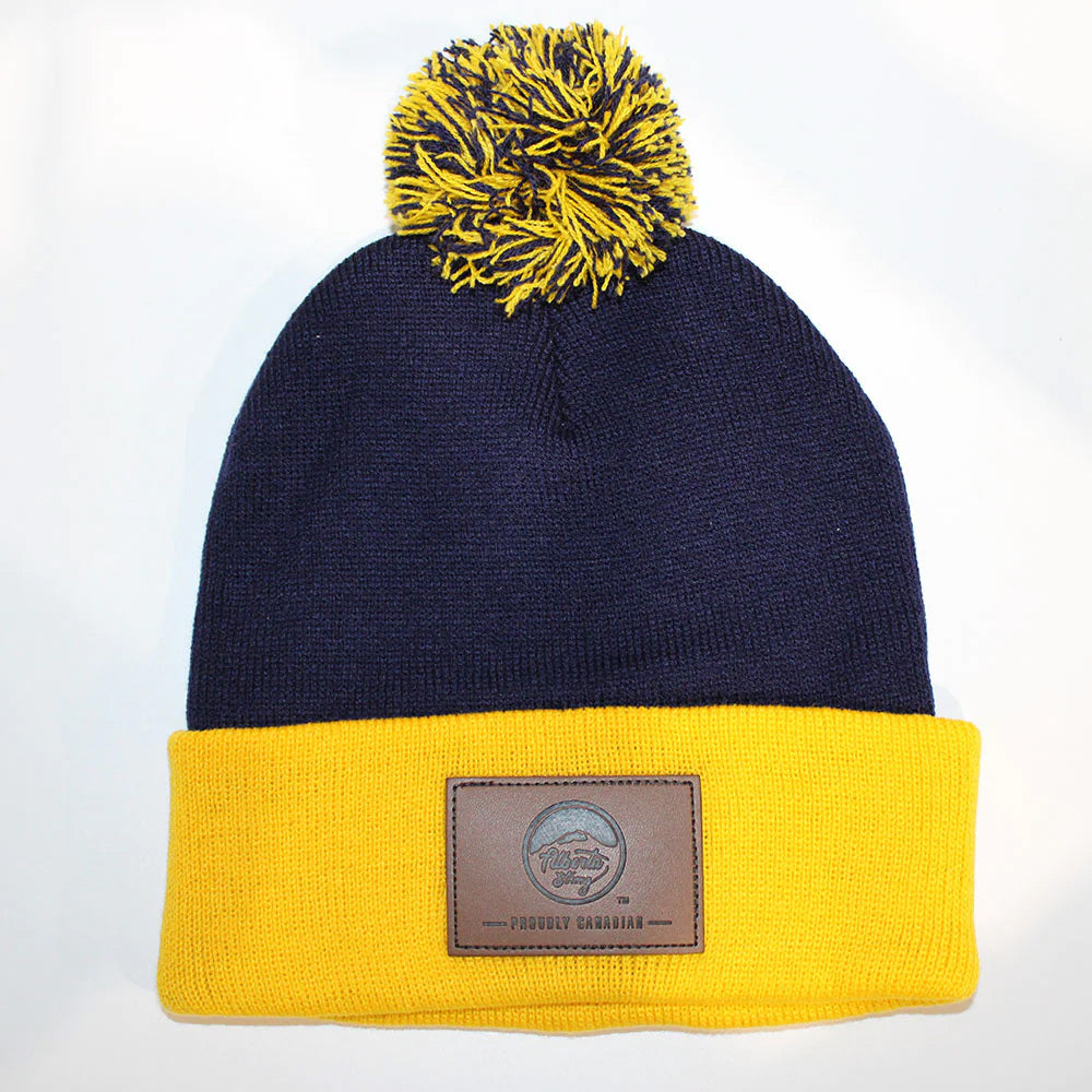 Classic Alberta Strong Toque Blue & Yellow.jpg__PID:23d4e4ae-d9b7-40c2-bff9-f3aeafbfaed8