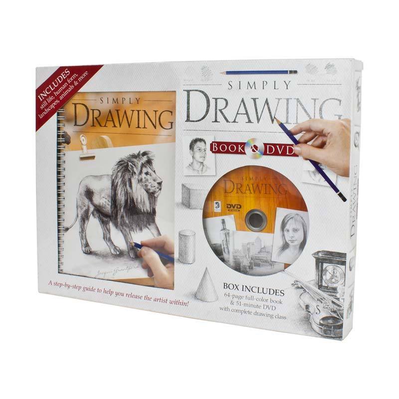 Hinkler Simply Drawing Dvd Amp Book Set Koop