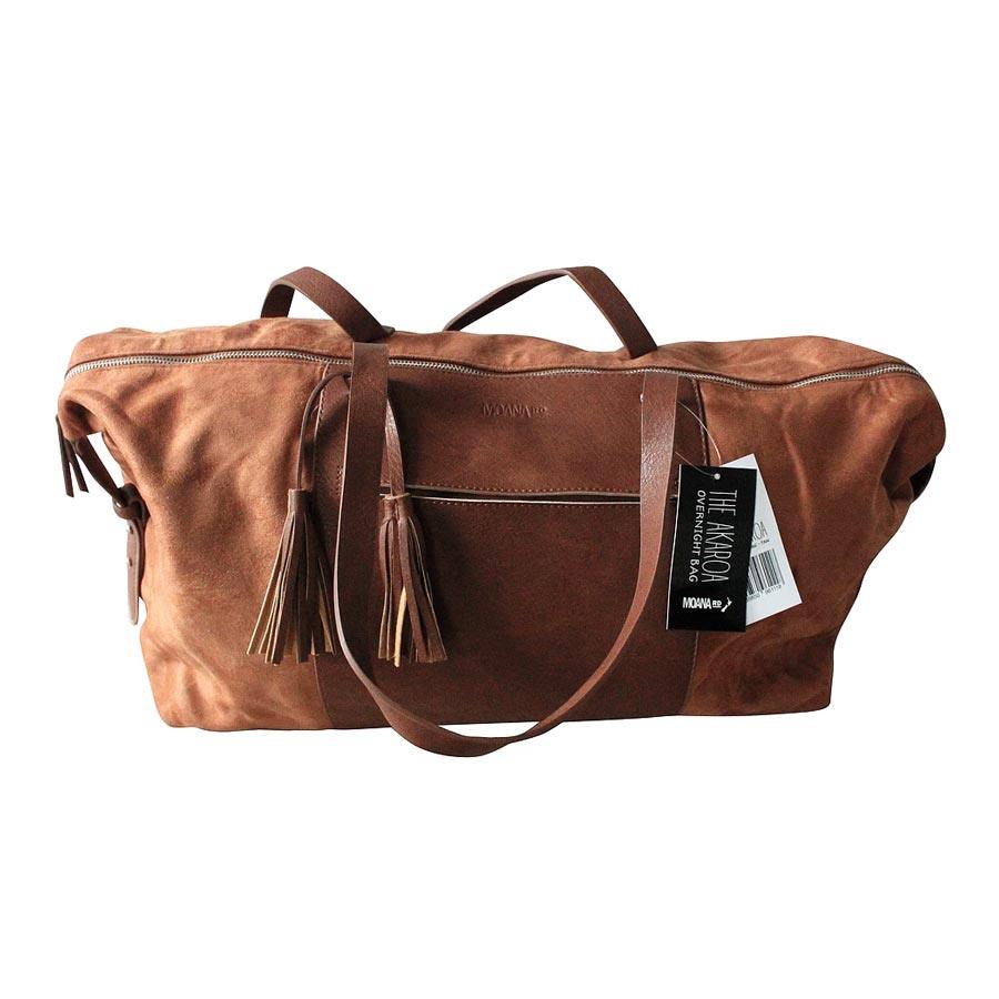 leather overnight bag nz