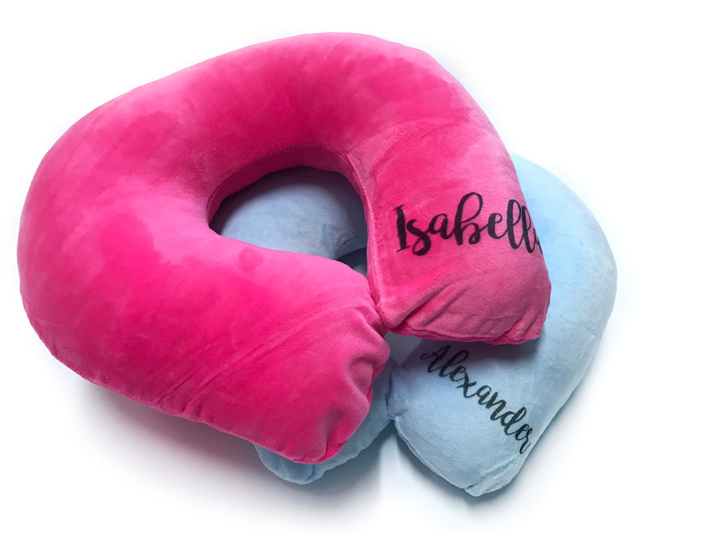 Plush Personalised Neck Pillow – Snuggles