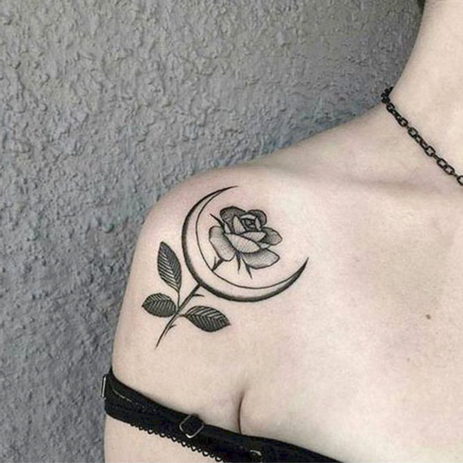 Shouldered Rose Tattoo Design  TutorialChip