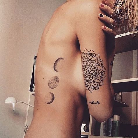 Mandala Back of Arm Tattoo