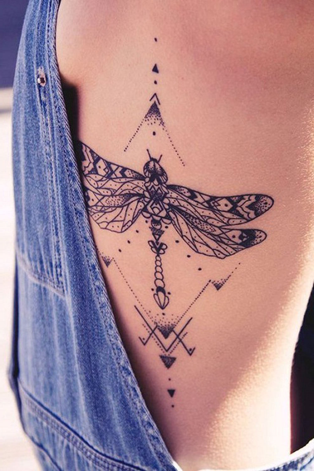 Butterfly Tattoo On Rib by @champ.art__ - Tattoogrid.net