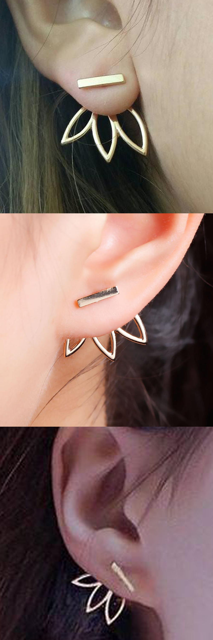 Unusual Ear Piercing Ideas at MyBodiArt.com - Drea Earring Jacket 