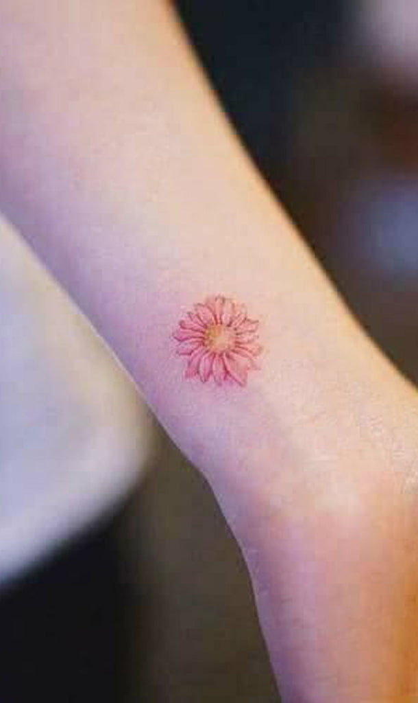 Small Tiny Watercolor Floral Flower Wrist Tattoo Ideas for Women -  ideas de acuarela tatuaje de la flor para las mujeres - www.MyBodiArt.com