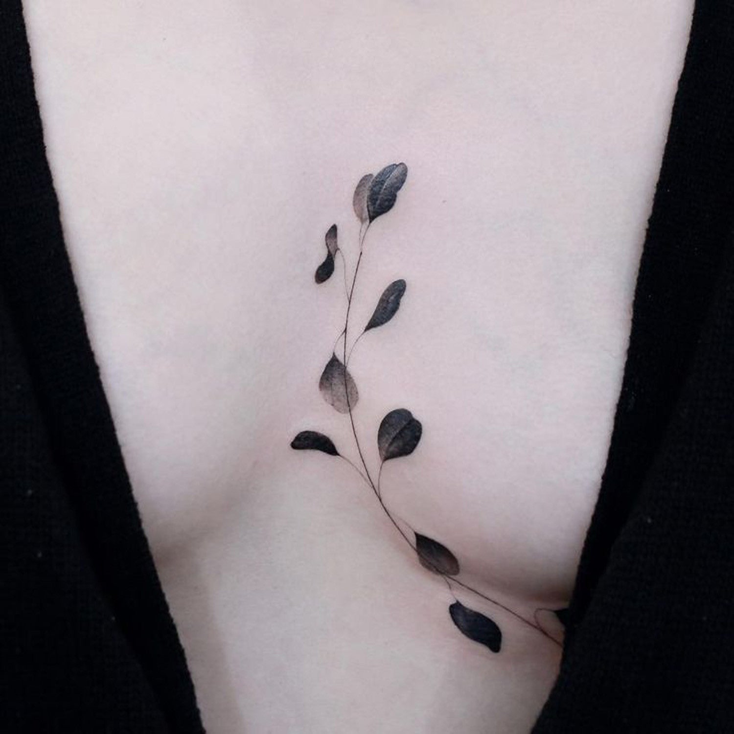 vine sternum tattoo for womenTikTok Search