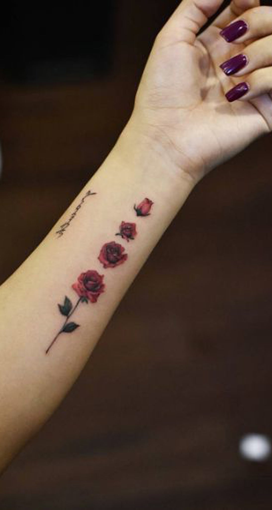 Unique Rose Arm Tattoo Ideas for Teenagers - Cool Special Floral Flower Watercolor Forearm Tat - www.MyBodiArt.com #tattoos