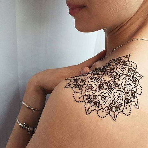 Shoulder Mandala Tattoo Ideas at MyBodiArt