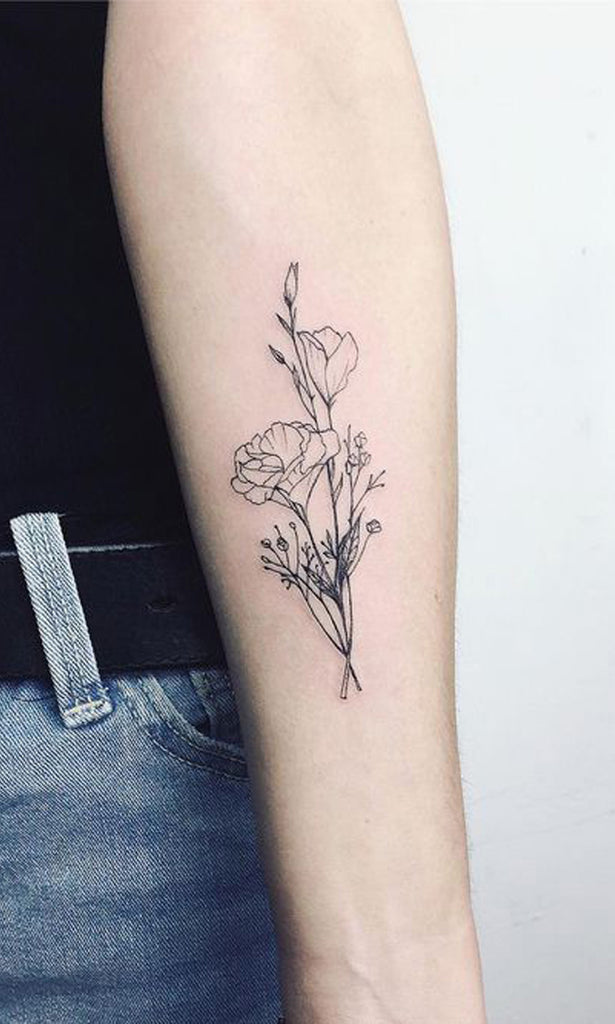 Lil floral forearm wrap #floralwrap #floralwraptattoo #botanicaltattoo... |  floral wrap tattoo | TikTok