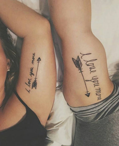 Couple Arrow Tattoos at MyBodiArt