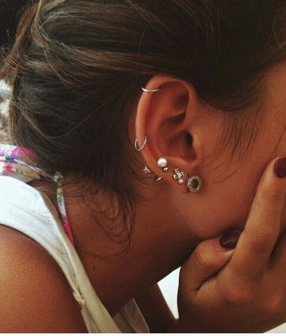 Cool Ear Piercing Ideas and Jewelry at MyBodiArt