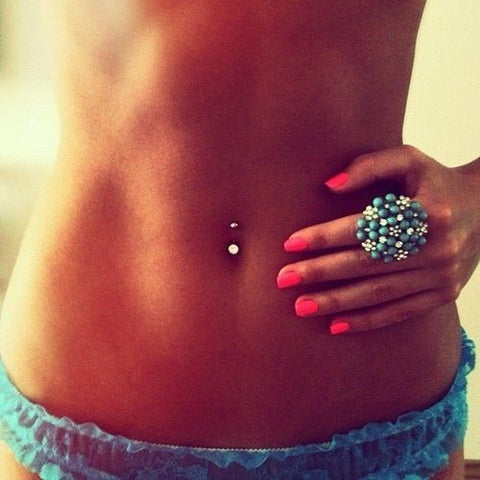 Belly Button Piercing Ideas, Belly Button Jewelry Rings – MyBodiArt