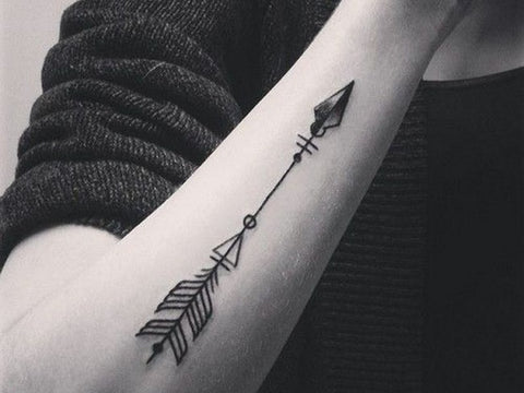 Forearm Arrow Tattoo at MyBodiArt