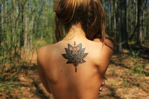 Mandala Back Tattoo at MyBodiArt