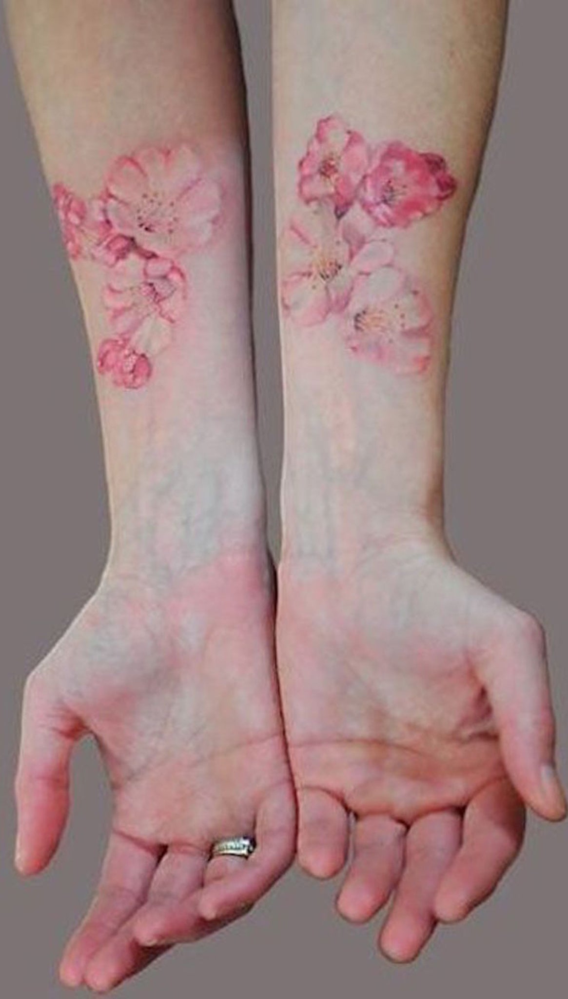 Beautiful Purple Flower Tattoos: Ink Painting Style on Woman S Arm Stock  Illustration - Illustration of 39aph39, light: 296093379