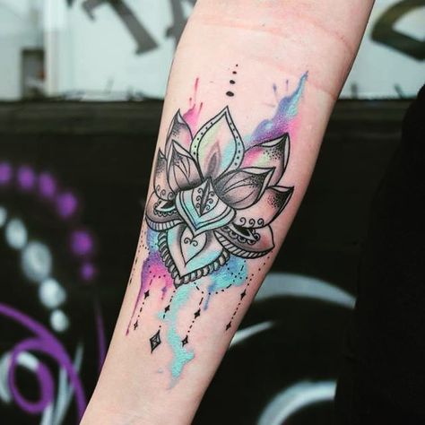 Unique Mandala Tattoo Ideas at MyBodiArt - Forearm