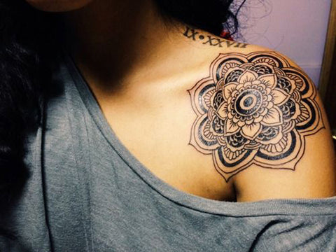 Shoulder Mandala Tattoos at MyBodiArt