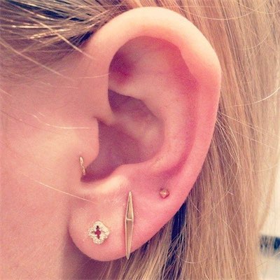 Simple Ear Piercings Ideas at MyBodiArt
