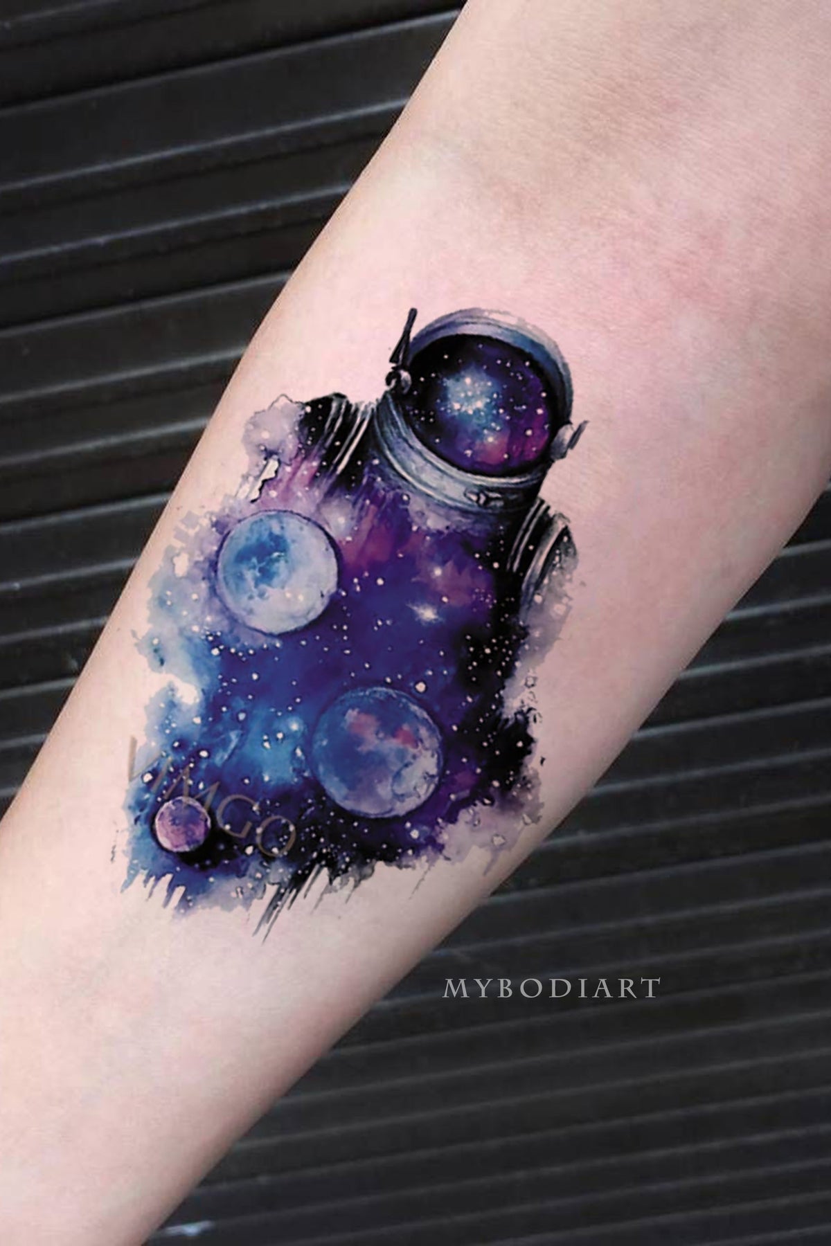 Astronaut Floating In Space Tattoo  TATTOOGOTO