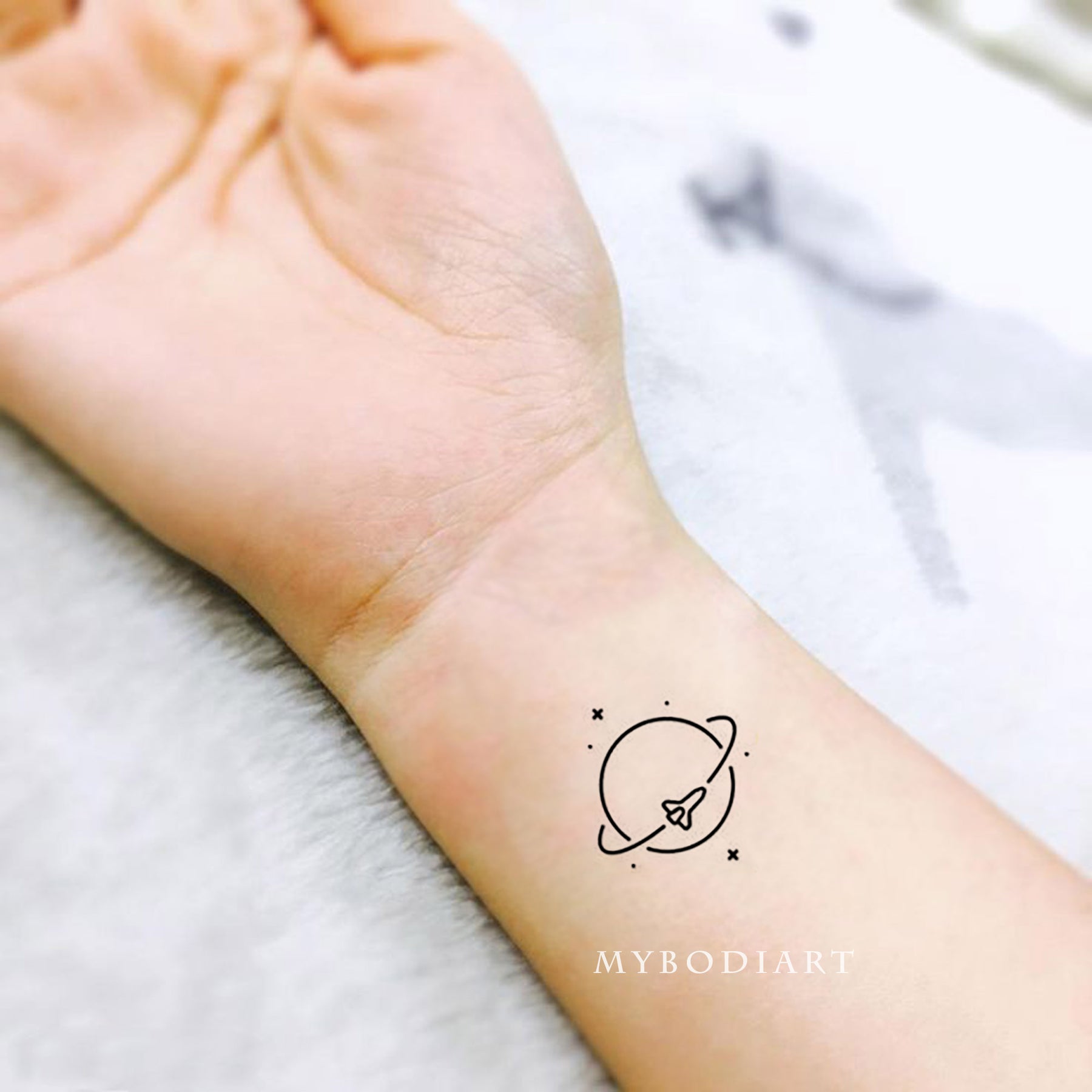 planet tattoo