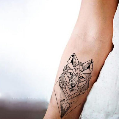 Kripyery 1 Sheet Fashion Wolf Temporary Tattoo Body Art Arm Wrist Sticker  Party Decal - Walmart.com