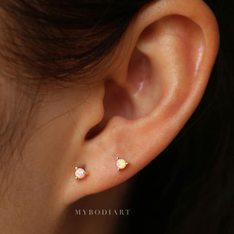 small ear studs