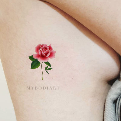 Temporary Rose tattoos Waterproof Body Art Sticker Women Men Wrist Hand Leg   eBay