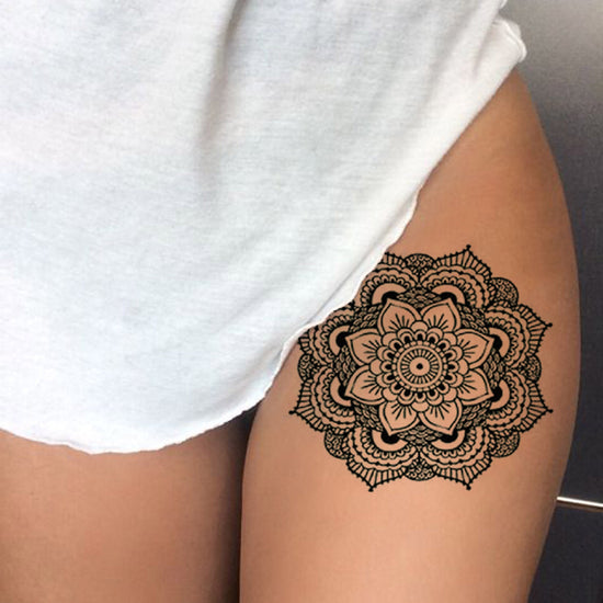New Mini Mandala + Boho Script Flash Tattoos DM to claim designs🔗☎️ This  is a small size tattoo for pricing reference. Click BOO... | Instagram