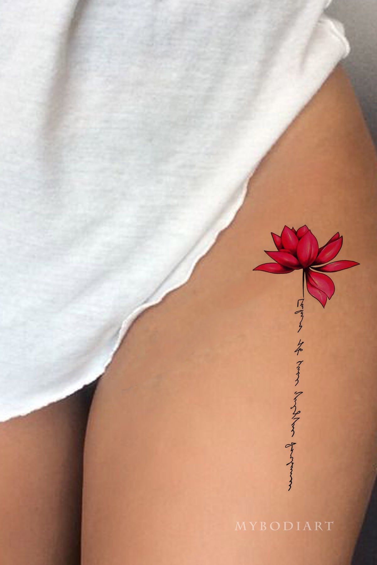 The TOP 30 Small Thigh Tattoos ideas on the internet  Tiny Tattoo Inc