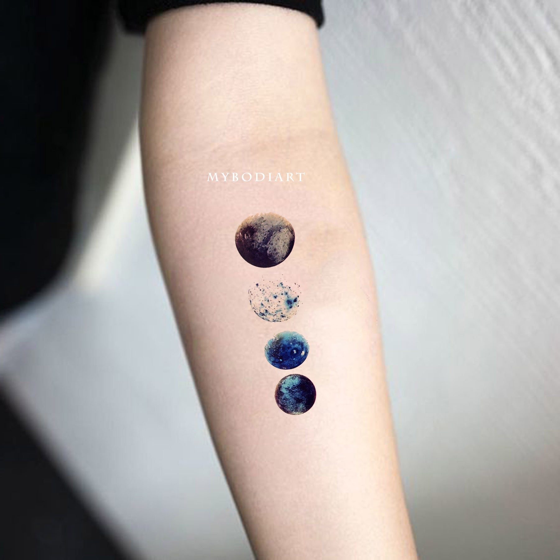 Moon cycle tattoo | Tattoo styles, Moon phases tattoo, Tattoo designs