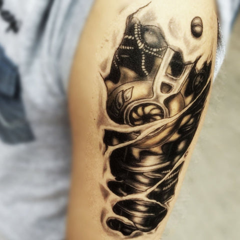Bionic Arm Temporary Tattoo, Robot Arm Temporary Tattoo ...