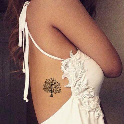 tree branch tattoos on side  Clip Art Library