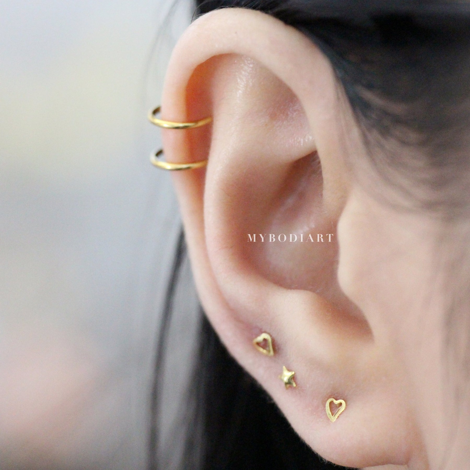 Moto Minimalist Double Wire Ear Cuff 