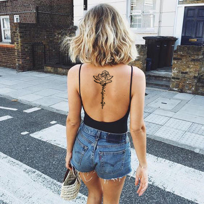 30 Upper Lower Full Back Tattoo Ideas For Women Many Flower Designs   Saved Tattoo