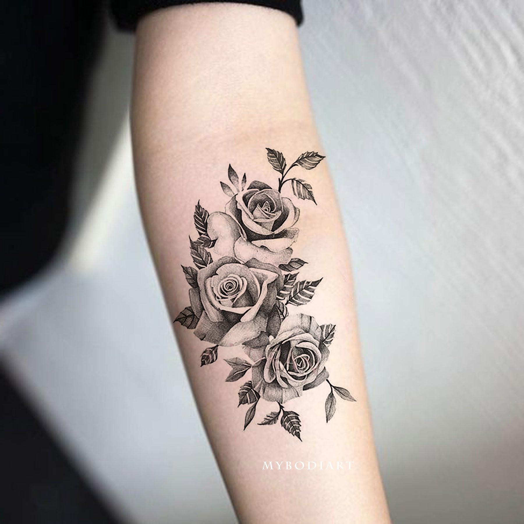 rose forearm tattoo for women｜TikTok Search