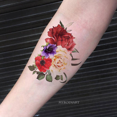 These Temporary Floral Tattoos Are So Realistic I Want Them All