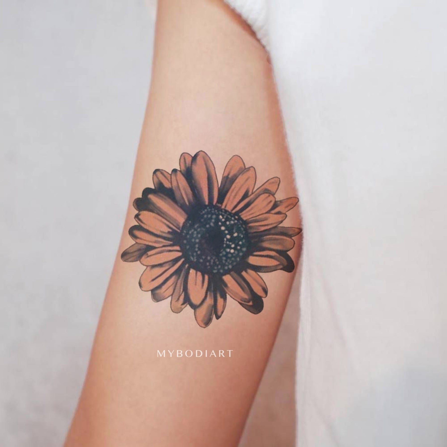 Sunflower Tattoo Floral Shoulder Tattoo Flowers Tattoo Mybodiart Com