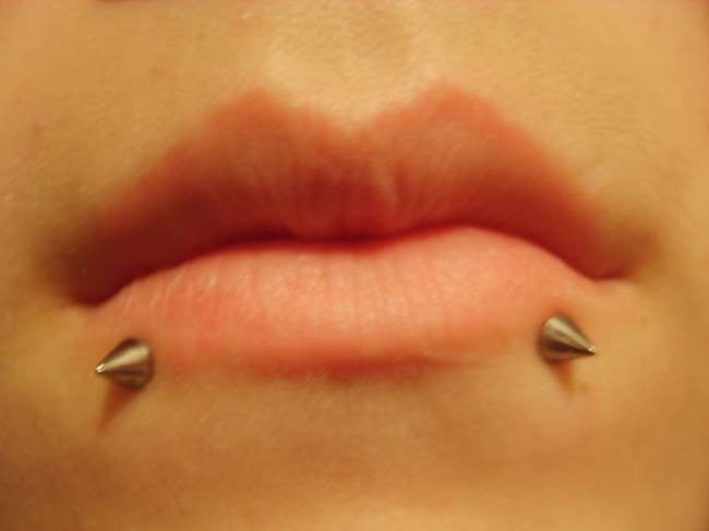 lip piercing snake bites tumblr