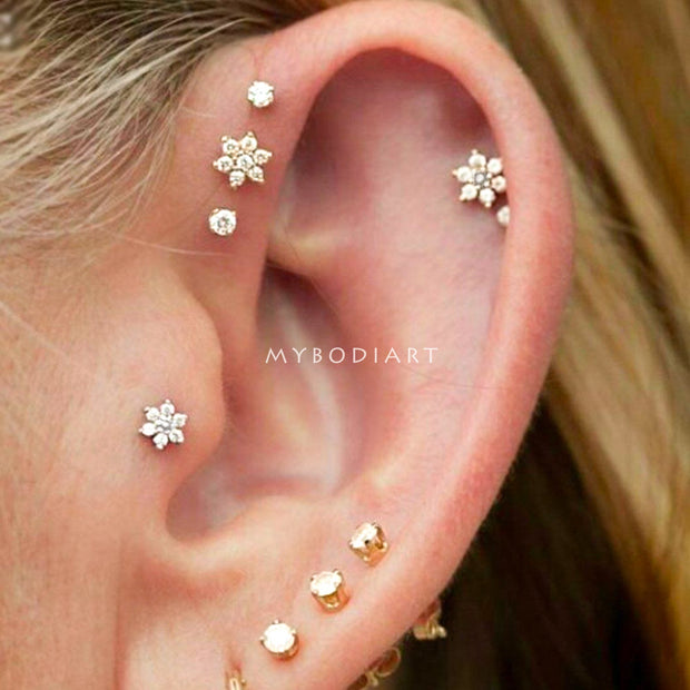 upper ear studs