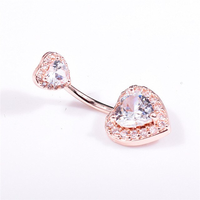 Gemma Cute Circle Round Crystal Belly Button Ring Stud – MyBodiArt