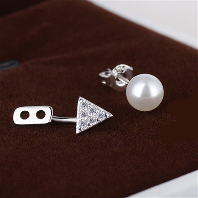 Chantal Pearl Ear Jacket Earring - Womens Simple Ear Piercing Ideas ...
