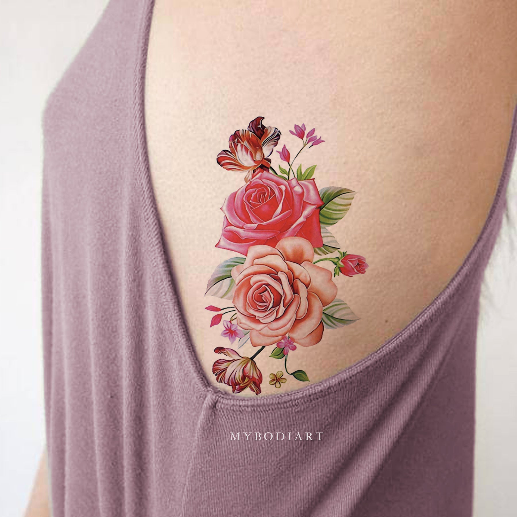 Buy Floral Temporary Tattoo Online In India  Etsy India
