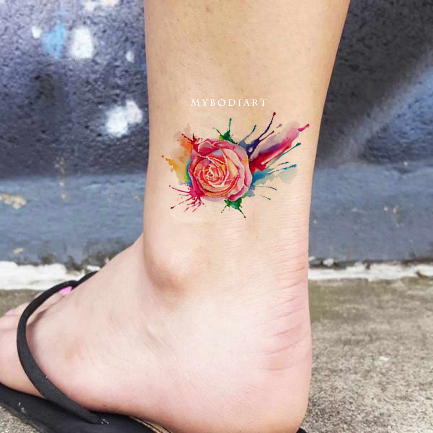 Tattoo uploaded by Justine Morrow  Rose tattoo by Ali Dundar AliDundar  rose realism ankle  Tattoodo
